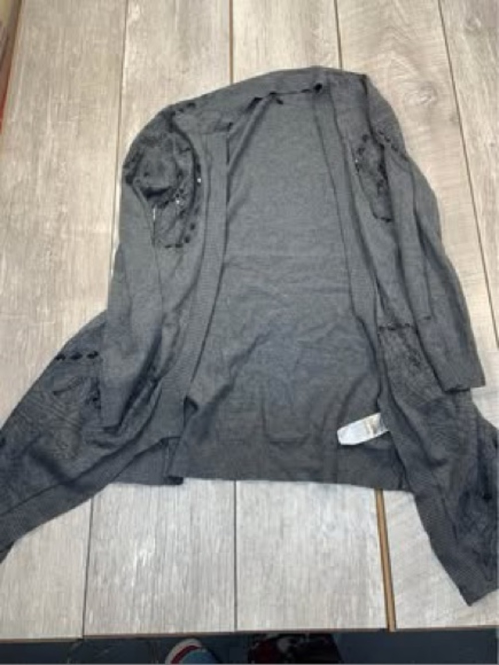 Desigual designer women’s long sleeve shrug size xs but fits like a small nwot